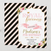 Uitnodiging voor verjaardagsfeest (Voorkant / Achterkant)