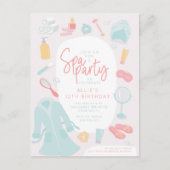 Uitnodiging voor verjaardagsfeest (Voorkant)