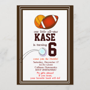 Uitnodiging voor verjaardagsfeest