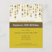 UITNODIGING VOOR VERJAARDAGSFEEST: discotek 6 (Voorkant)