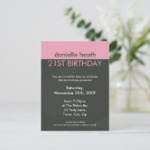 UITNODIGING VOOR VERJAARDAGSFEEST:: Dynamic Centri (Staand voorkant)