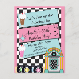 Uitnodiging voor verjaardagsfeest in Amerikaanse d