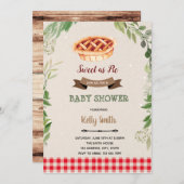 Uitnodiging voor verjaardagsfeest met taart (Voorkant / Achterkant)