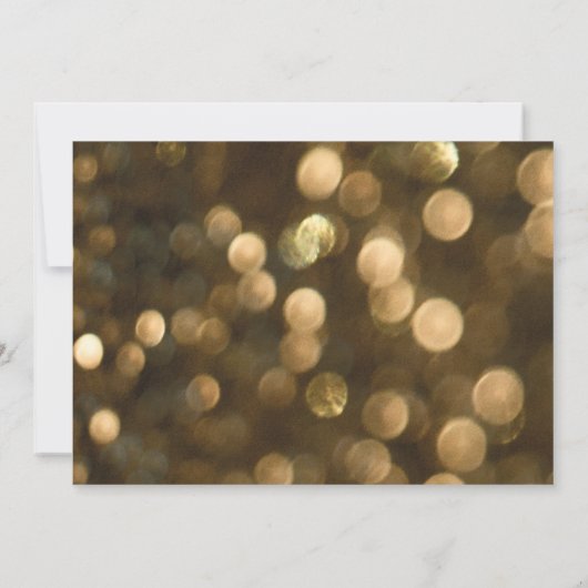 Uitnodiging voor verjaardagsfeest Modern Gold Look (Achterkant)