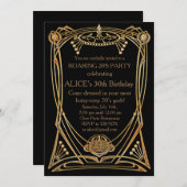 Uitnodiging voor verjaardagsfeest op elke leeftijd (Voorkant / Achterkant)