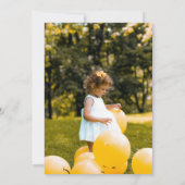 Uitnodiging voor verjaardagsfeest Oud circus (Achterkant)