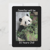 Uitnodiging voor verjaardagsfeest, tweezijdig, Pan (Voorkant)