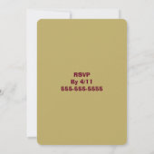 Uitnodiging voor verjaardagsfeest van Cute Nut Woo (Achterkant)