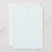 Uitnodiging voor verjaardagsfeest van regenboogwol (Achterkant)