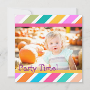 Uitnodiging voor verjaardagsfeest van Time Girls