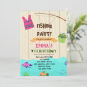 Uitnodiging voor verjaardagsfeest voor Geviste mei (Staand voorkant)