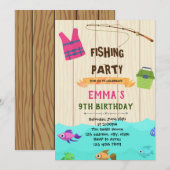 Uitnodiging voor verjaardagsfeest voor Geviste mei (Voorkant / Achterkant)