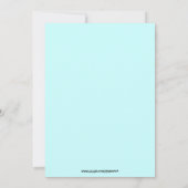 Uitnodiging voor verjaardagsfeest voor jongens van (Achterkant)