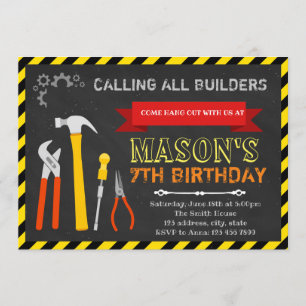 Uitnodiging voor verjaardagsfeestartikelen