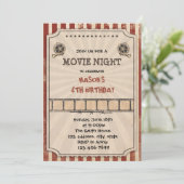 uitnodiging voor verjaardagsfeestdag (Staand voorkant)