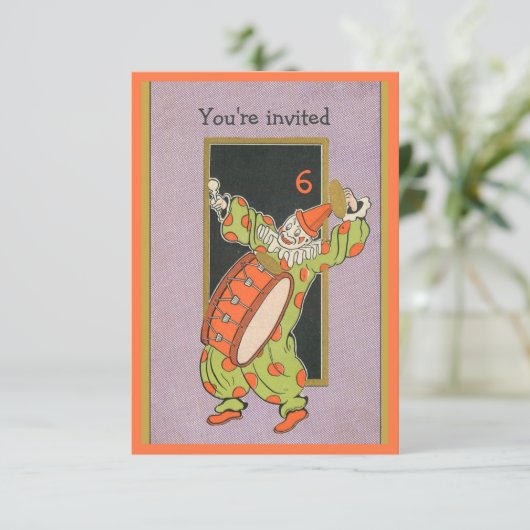 uitnodiging voor verjaardagsfeestdag (Staand voorkant)