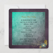 Uitnodiging voor  verjaardagsfeestdag (Voorkant)