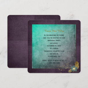 Uitnodiging voor  verjaardagsfeestdag