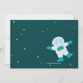 Uitnodiging voor verjaardagsfeestdag buitenruimter (Achterkant)