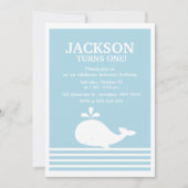 Uitnodiging voor verjaardagsfeestdag op groothande (Voorkant)