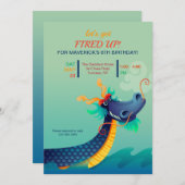 Uitnodiging voor verjaardagsfeestje (Voorkant / Achterkant)