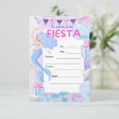 uitnodiging voor verjaardagsfeestje (Staand voorkant)