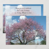 uitnodiging voor verjaardagsfeestje (Voorkant / Achterkant)