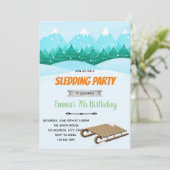 Uitnodiging voor verjaardagsfeestje (Staand voorkant)