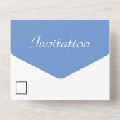 Uitnodiging voor verjaardagsfeestje alles in één (Achterkant)