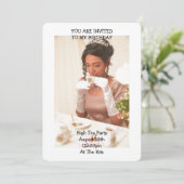 Uitnodiging voor verjaardagsfeestje, Bridgerton St (Staand voorkant)