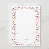 Uitnodiging voor verjaardagsfeestje Cupcake (Achterkant)