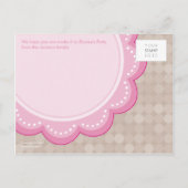 UITNODIGING VOOR VERJAARDAGSFEESTJE: genummerd dai (Achterkant)