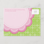 UITNODIGING VOOR VERJAARDAGSFEESTJE: genummerd dai (Achterkant)