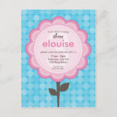 UITNODIGING VOOR VERJAARDAGSFEESTJE: genummerd dai (Voorkant)