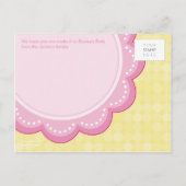 UITNODIGING VOOR VERJAARDAGSFEESTJE: genummerd dai (Achterkant)