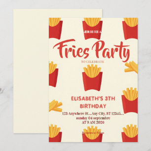 Uitnodiging voor verjaardagsfeestje in Fries Resta