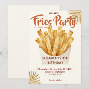 Uitnodiging voor verjaardagsfeestje in Fries Resta