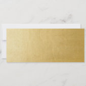 Uitnodiging voor verjaardagsfeestje in Parijs Goud (Achterkant)