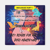 Uitnodiging voor verjaardagsfeestje - Magnet (Voorkant)