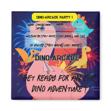 Uitnodiging voor verjaardagsfeestje - Magnet