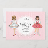 Uitnodiging voor verjaardagsfeestje met antieke pa (Voorkant)