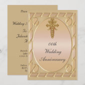 Uitnodiging voor verjaardagsfeestje met christelij (Voorkant / Achterkant)