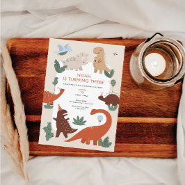 Uitnodiging voor verjaardagsfeestje met een leuke