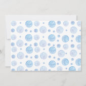 Uitnodiging voor verjaardagsfeestje met Rubber Een (Achterkant)