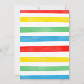 Uitnodiging voor verjaardagsfeestje met springkast (Achterkant)