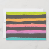 Uitnodiging voor verjaardagsfeestje met zwembadfee (Achterkant)