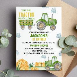 Uitnodiging voor verjaardagsfeestje op de boerderi