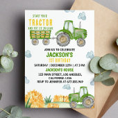 Uitnodiging voor verjaardagsfeestje op de boerderi