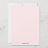 Uitnodiging voor verjaardagsfeestje van apen (Achterkant)