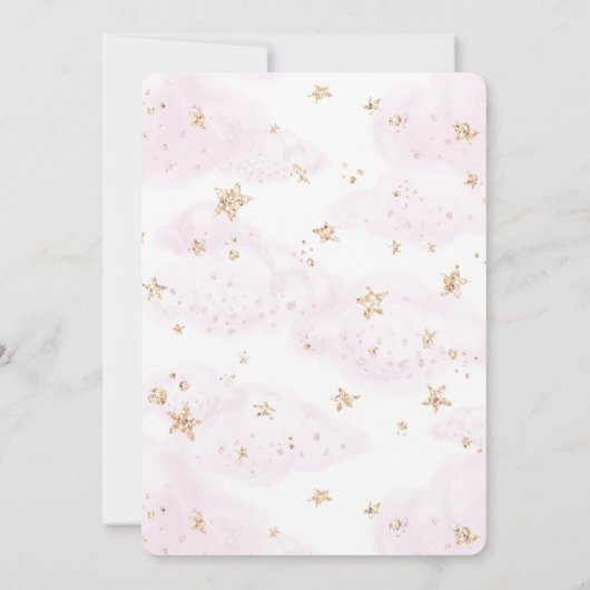 Uitnodiging voor verjaardagsfeestje van brunette b (Achterkant)